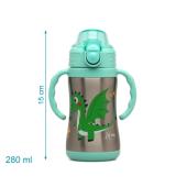 Παγούρι Θερμός με Λαβές Dragon 280ml.6+Μ