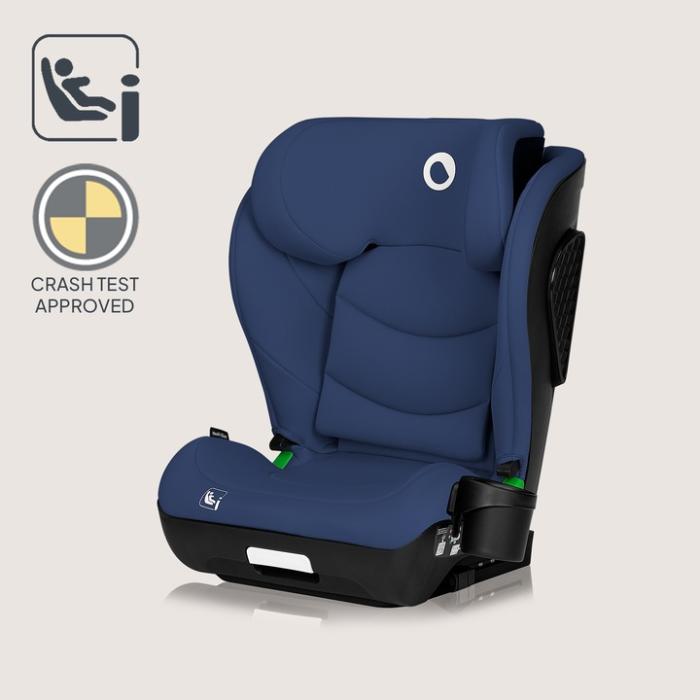 Lionelo Neal i-Size isofix Κάθισμα Αυτοκινήτου 100-150 cm Blue Navy