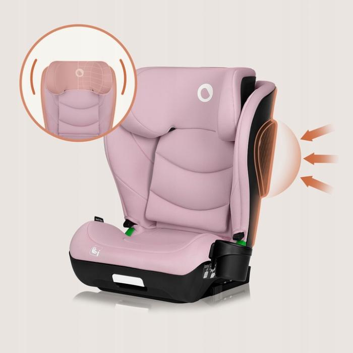 Lionelo Neal i-Size isofix Κάθισμα Αυτοκινήτου 100-150 cm Pink Lilac