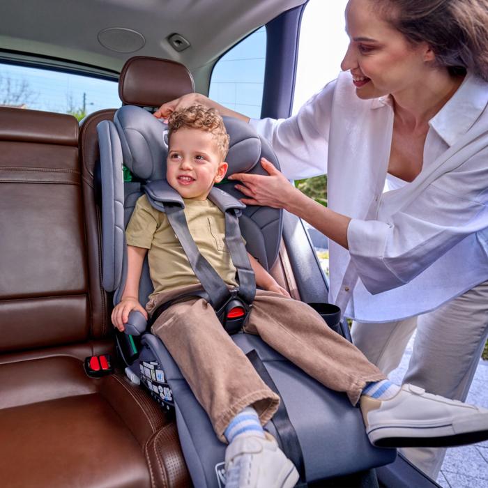 Lionelo Nelly i-Size isofix κάθισμα αυτοκινήτου 76-150cm/9-36kg Black Carbon