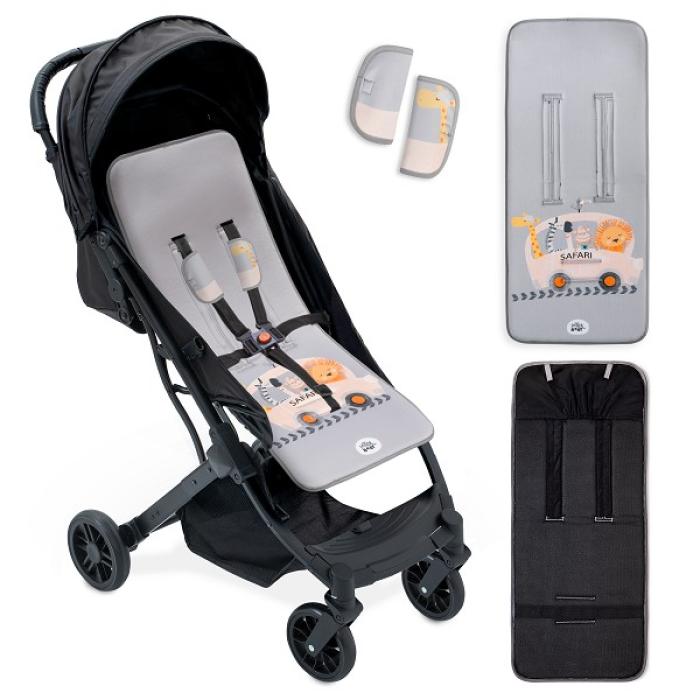 Interbaby Universal Κάλυμμά Καροτσιού Safari Tours Grey