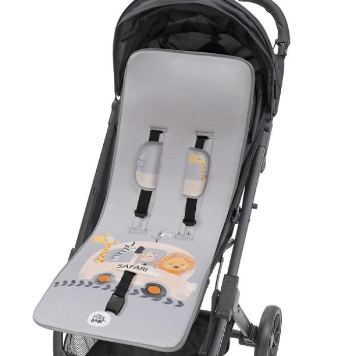 Interbaby Universal Κάλυμμά Καροτσιού Safari Tours Grey