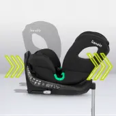 Lionelo Braam i-Size κάθισμα αυτοκινήτου 40-150 cm isofix Black Carbon