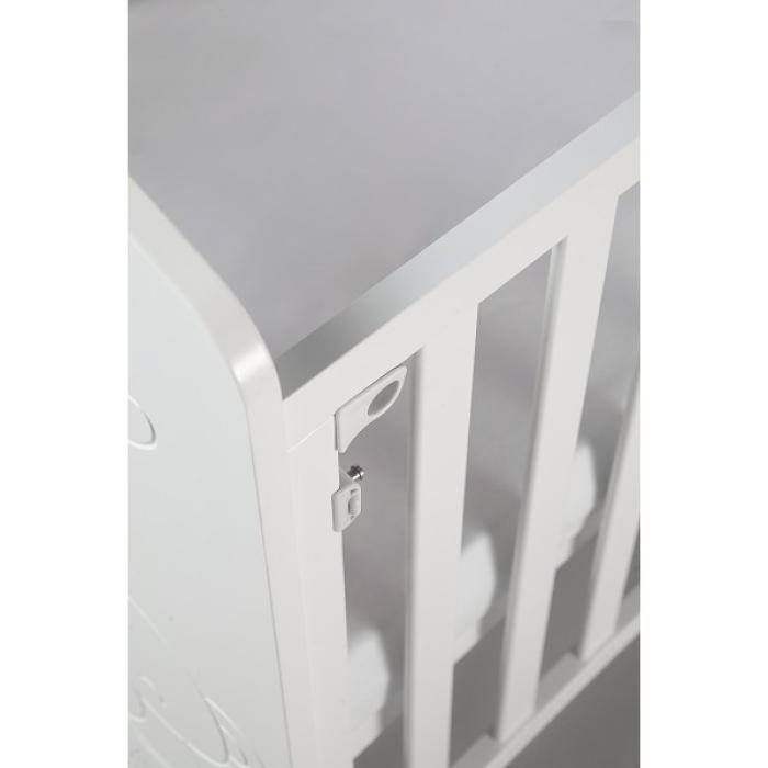 Ιnterbaby Lovely Βρεφική Κούνια 60X120 White