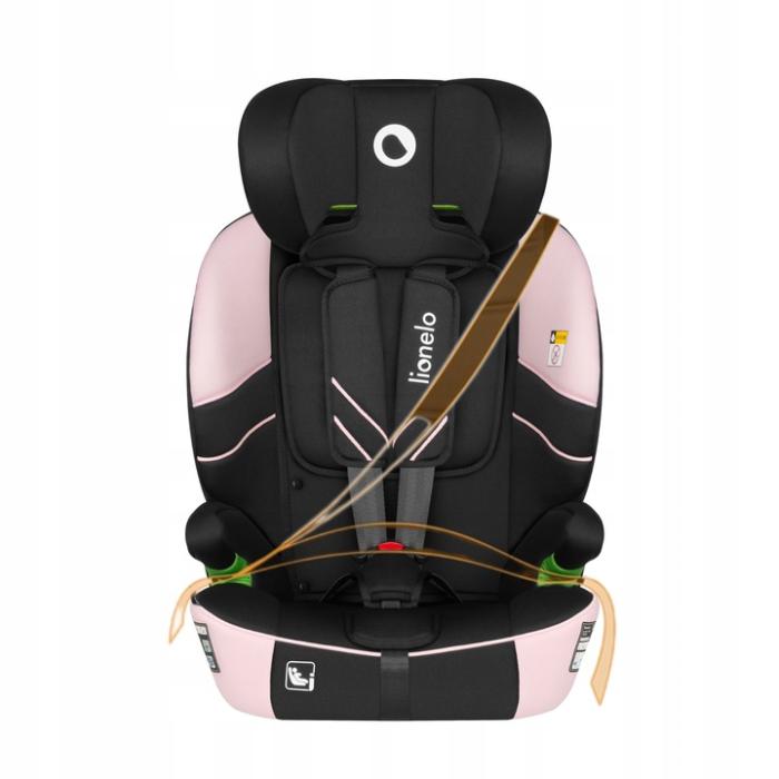 Lionelo Levi Fix i-size Κάθισμα Αυτοκινήτου 76cm-150cm Pink Baby