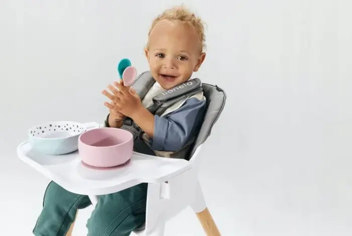 Lionelo Koen Καρεκλάκι φαγητού 2 σε 1 Beige Sand