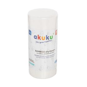 Μαντηλάκια μπαμπού μιας χρήσης σε ρολό – 18x25cm 100pcs