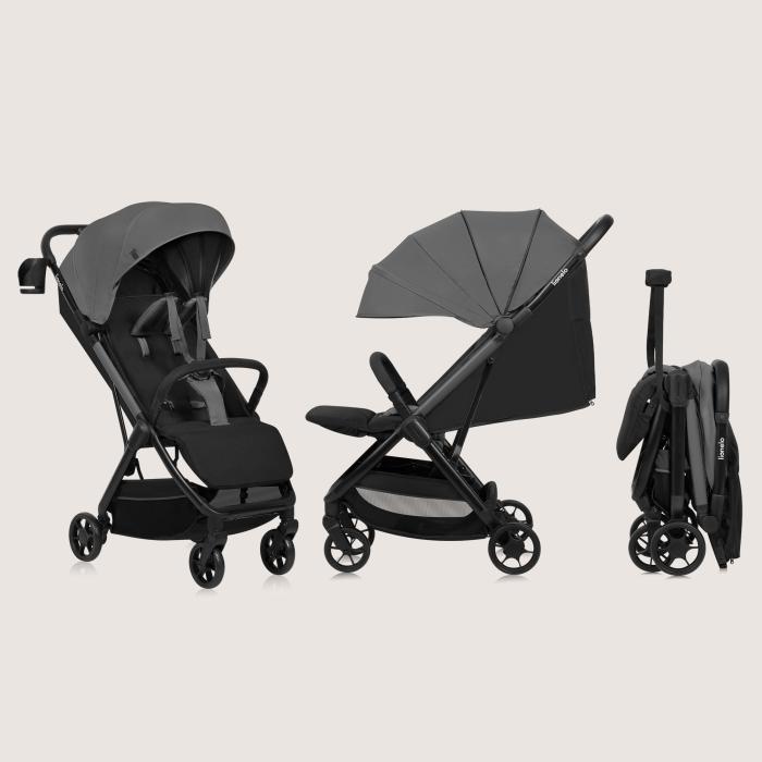 Lionelo Julie Air Καρότσι Ταξιδίου έως 22kg Gray Stone