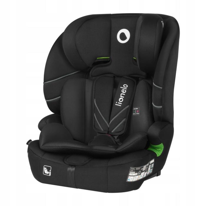 Lionelo Levi Fix i-size Κάθισμα Αυτοκινήτου 76cm-150cm Black Carbon