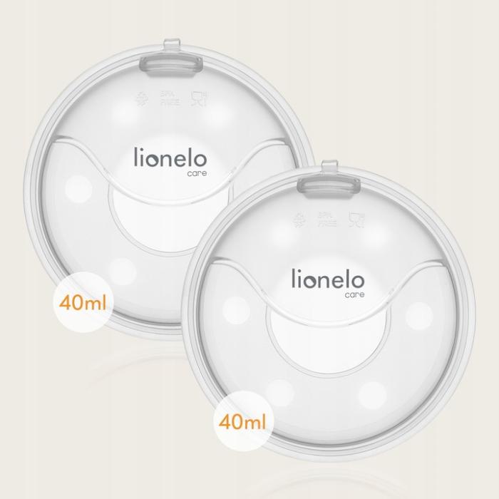 Lionelo Milky Plus Συλλέκτης Γάλακτος 2Χ40ml &#038; θήκη