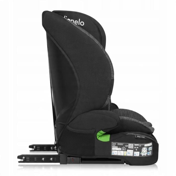Lionelo Billy i-size Κάθισμα Αυτοκινήτου 76cm-150cm Black Grey