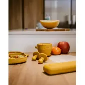 Interbaby Εκπαιδευτικό Σετ Κουτάλι- Πιρούνι Σιλικόνης &#8211; Αντιπνικτικά Earth Ocher