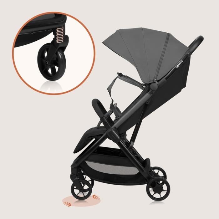 Lionelo Julie Air Καρότσι Ταξιδίου έως 22kg Gray Stone