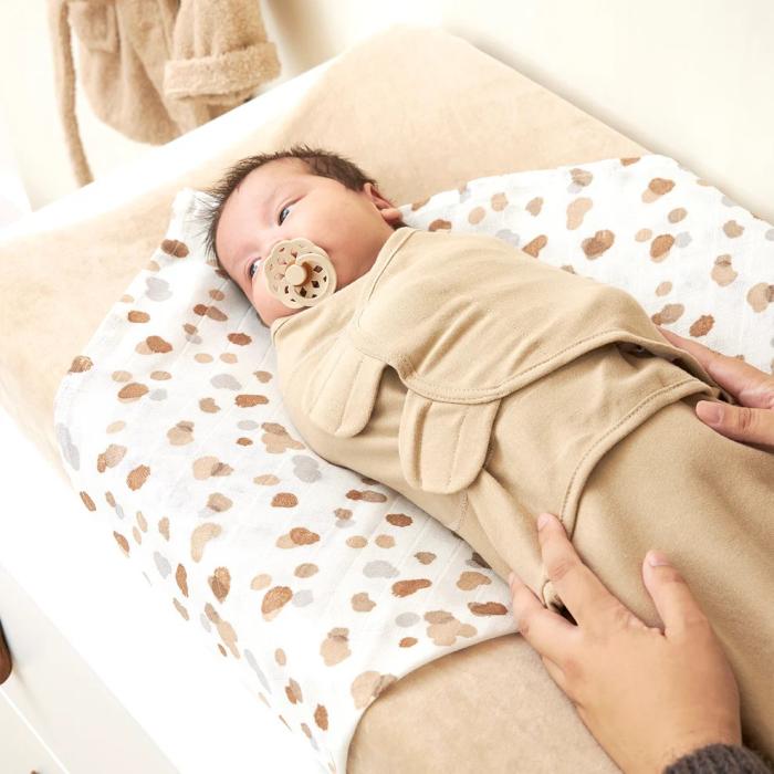Meyco Swaddle Animal Multicolour 0-3 μηνών
