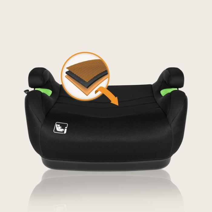 Lionelo Luuk Fix i-Size κάθισμα αυτοκινήτου isofix 22-36kg Black