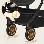Lionelo Bianka Καρότσι 3 σε 1 έως 22 kg Black Onyx