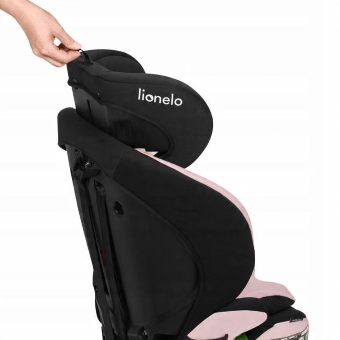 Lionelo Levi Fix i-size Κάθισμα Αυτοκινήτου 76cm-150cm Pink Baby