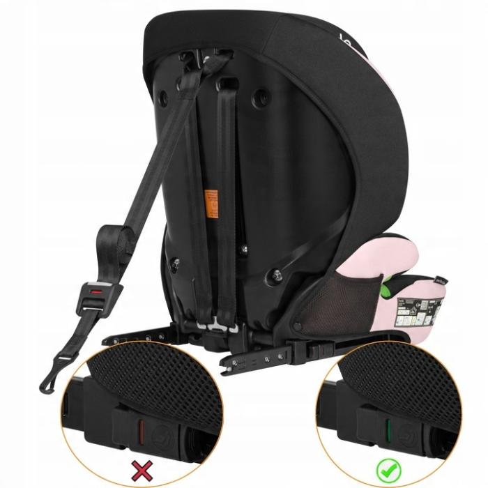 Lionelo Levi Fix i-size Κάθισμα Αυτοκινήτου 76cm-150cm Pink Baby