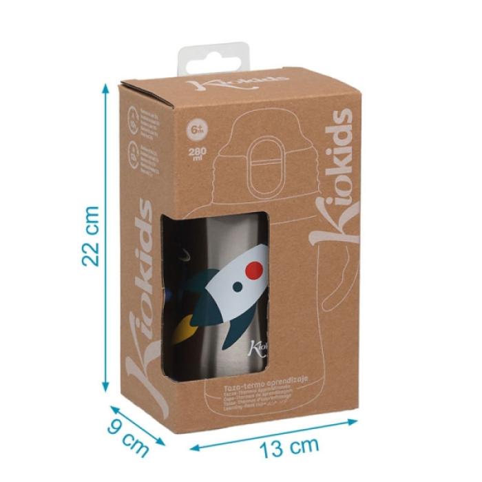 Παγούρι Θερμός με Λαβές Space Rocket 280ml.6+Μ
