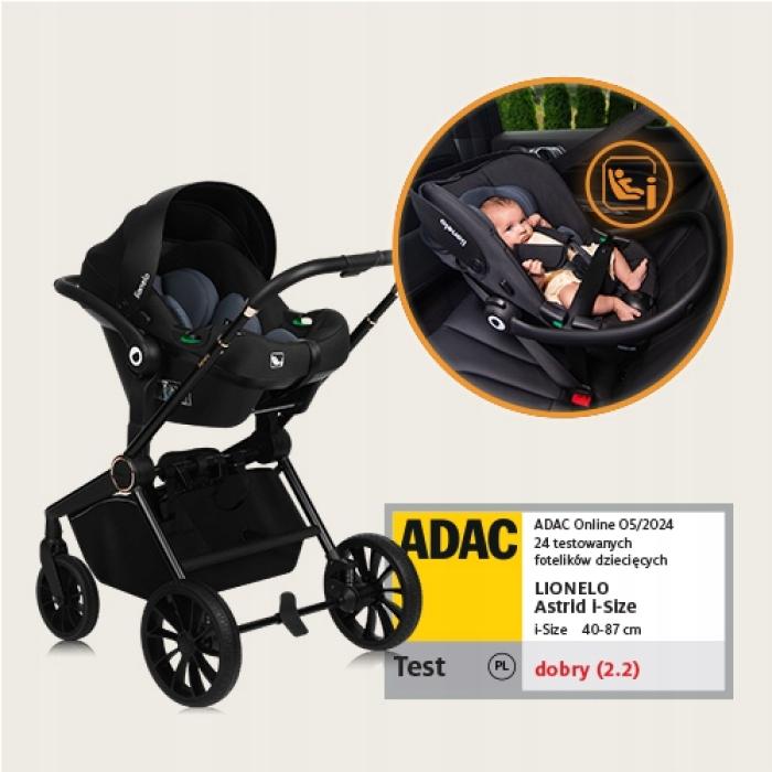 Lionelo Mika Plus Καρότσι Βρεφικό 3 σε 1 έως 22 kg Green Olive