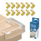 Προστατευτικά γωνιών L-Shape Διάφανα 12τμχ