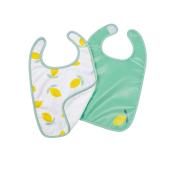 Baby To Love Σετ 2 σαλιάρες/ποδιές – Happy Lemon