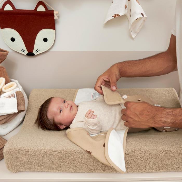Meyco – Swaddle Forest Animals Sand 0-3 μηνών