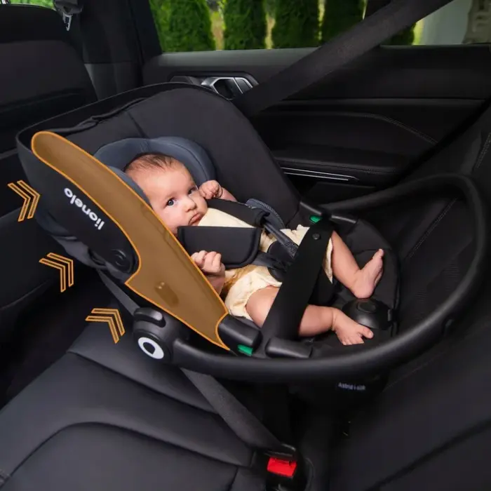 Lionelo Astrid i-Size set κάθισμα αυτοκινήτου 40-87cm &#038; βάση isofix Pink Coral
