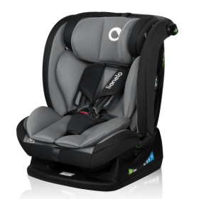Lionelo Izzy i-size Κάθισμα Αυτοκινήτου 40-150cm Black Gray
