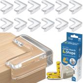 Προστατευτικά γωνιών L-Shape Διάφανα 12τμχ