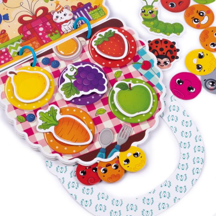 Busy Book με Velcro Φατσούλες