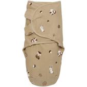 Meyco – Swaddle Forest Animals Sand 0-3 μηνών