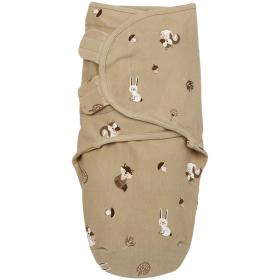 Meyco – Swaddle Forest Animals Sand 0-3 μηνών