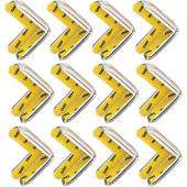 Προστατευτικά γωνιών L-Shape Διάφανα 12τμχ