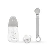 Interbaby Βρεφικό Σετ Δώρου 3 τμχ Grey