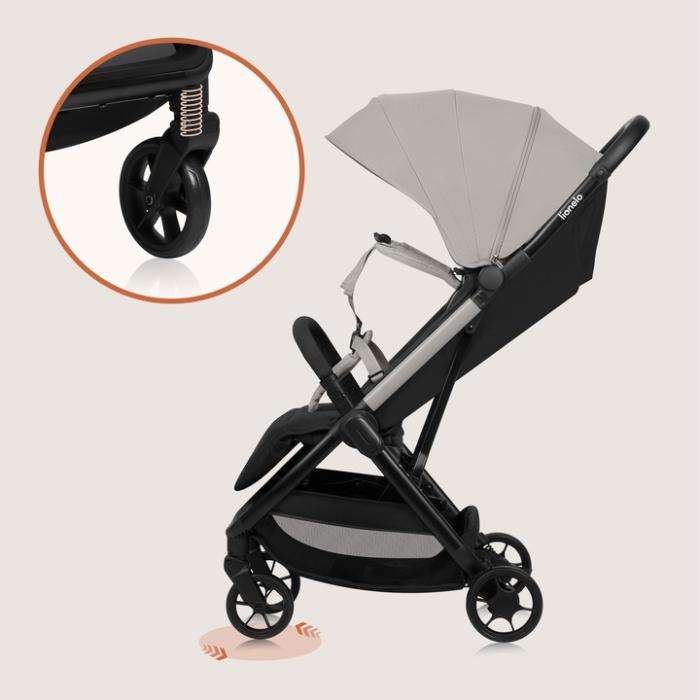 Lionelo Julie Air Καρότσι Ταξιδίου έως 22kg Beige Sand