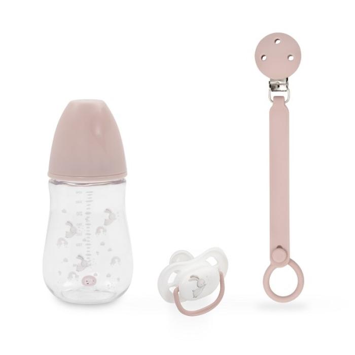 Interbaby Βρεφικό Σετ Δώρου 3 τμχ Pink