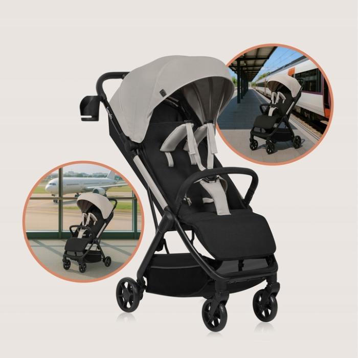 Lionelo Julie Air Καρότσι Ταξιδίου έως 22kg Beige Sand