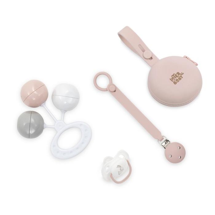 Interbaby Βρεφικό Σετ Δώρου 4τμχ Pink