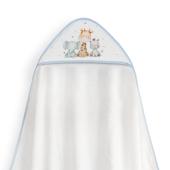Interbaby Jirafa Elefante Μπουρνούζι Κάπα &#038; Σαλιάρα White-Blue