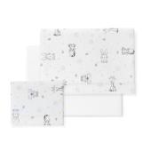 Interbaby Koala Set Σεντόνια Φανέλα White/Blue
