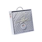 Κουβέρτα Microfiber Γκρι  80x110εκ.