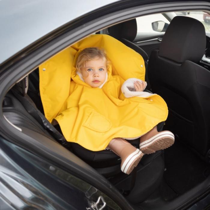 Bemini Αδιάβροχο Poncho Ταξιδίου Yellow 9-36M.