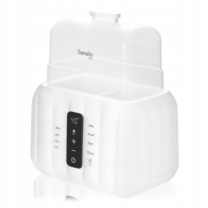 Lionelo Thermup Duo Θερμαντήρας Mπιμπερό & Tροφών 6 σε 1 με Aποστειρωτή White