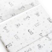 Interbaby Koala Set Σεντόνια Φανέλα White/Blue