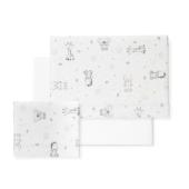 Interbaby Koala Set Σεντόνια Φανέλα White/Pink