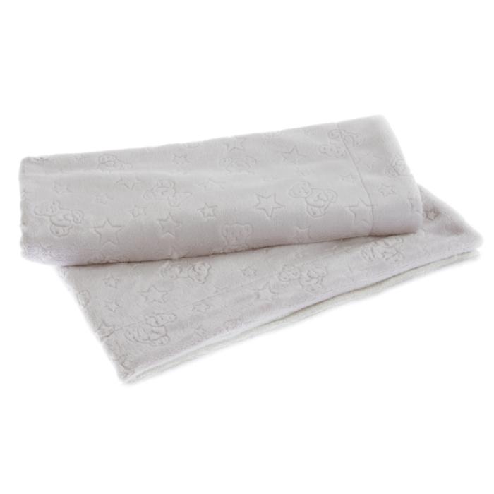 Κουβέρτα Microfiber Μπεζ 80x110εκ.