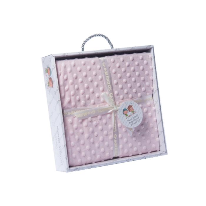 Κουβέρτα Microfiber Ροζ 80x110εκ.