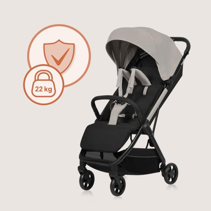 Lionelo Julie Air Καρότσι Ταξιδίου έως 22kg Beige Sand