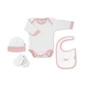 Don Algodon Bunny Σετ Δώρου 5 τμχ (0-6 μηνών) Pink